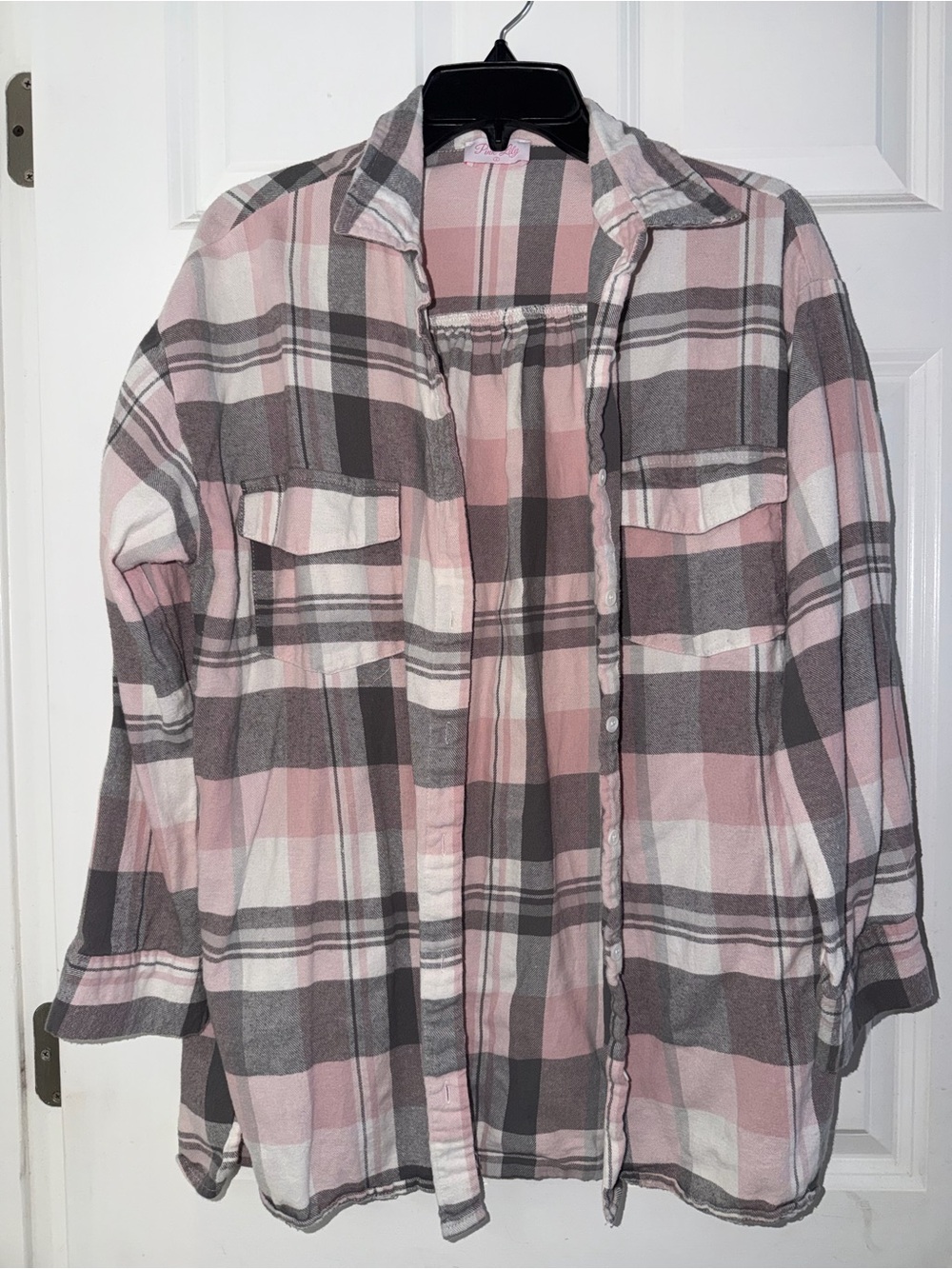Pink Lily Flannel